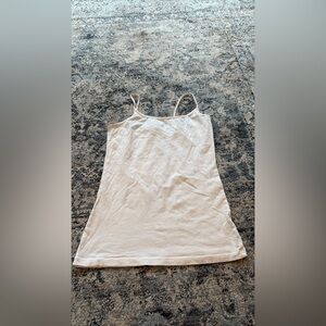 Forever 21 Cream Spaghetti Strap Top